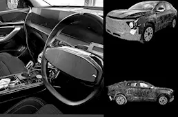 Mahindra XUV.e9 interior revealed in spy shot