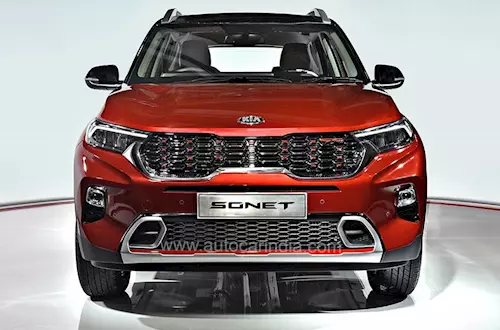 Kia Sonet facelift India debut next month