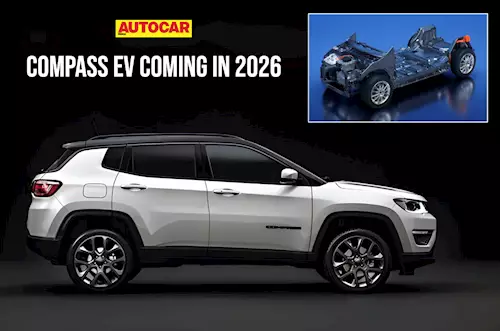 Next-gen Jeep Compass to get electric powertrain in India