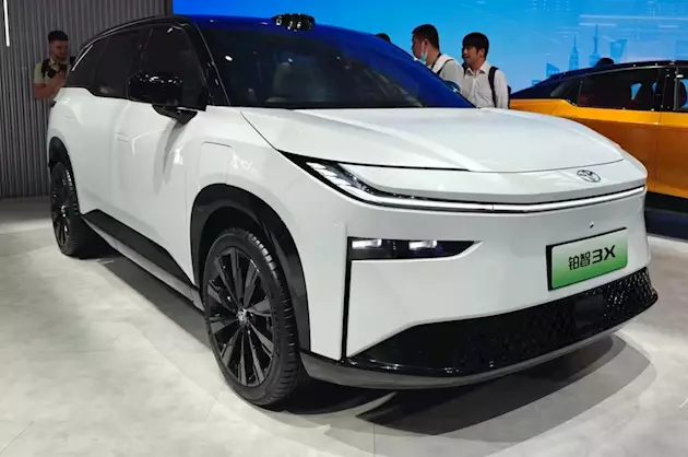 Toyota BZ3X e-SUV revealed at Beijing motor show