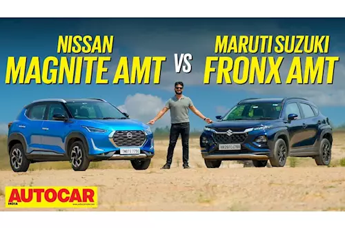 Nissan Magnite AMT vs Maruti Suzuki Fronx AMT comparison ...