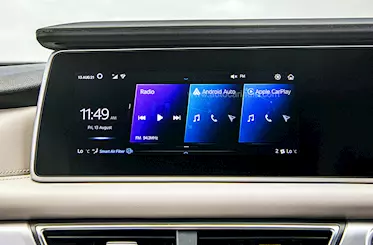 The infotainment system uses Mahindra's new AdrenoX interface with built-in Amazon Alexa virtual assistant.