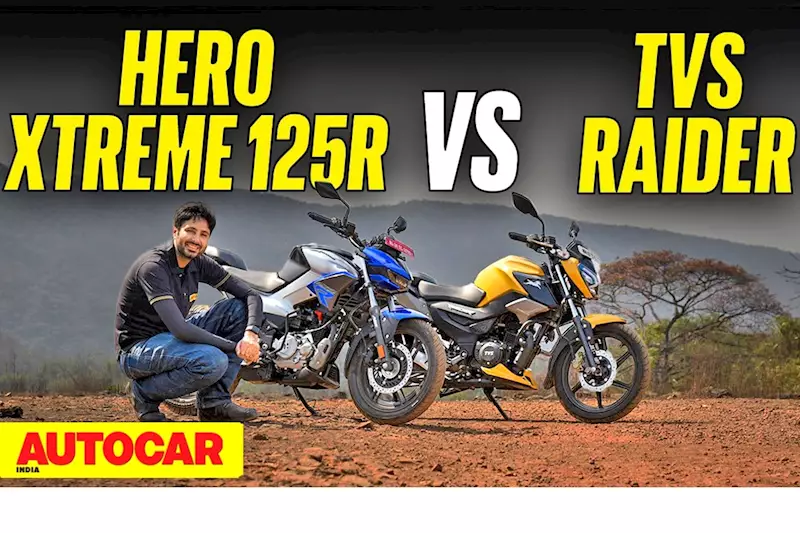 Hero Xtreme 125R vs TVS Raider comparison video