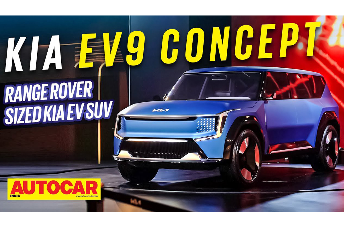 Kia EV9 concept; Auto Expo 2023 India first look video | Autocar India