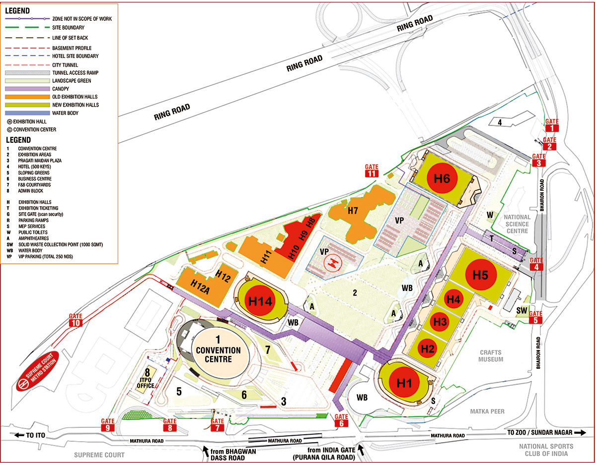 Auto Expo 2025 Map