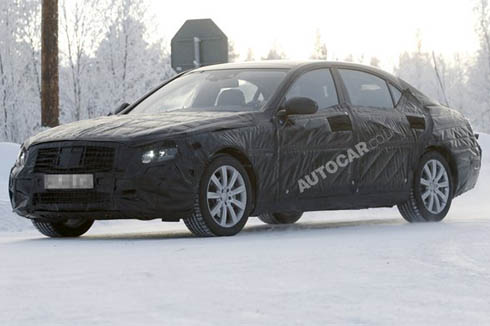 New Mercedes S-class spy pics