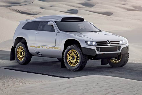 Volkswagen shows race Touareg  3