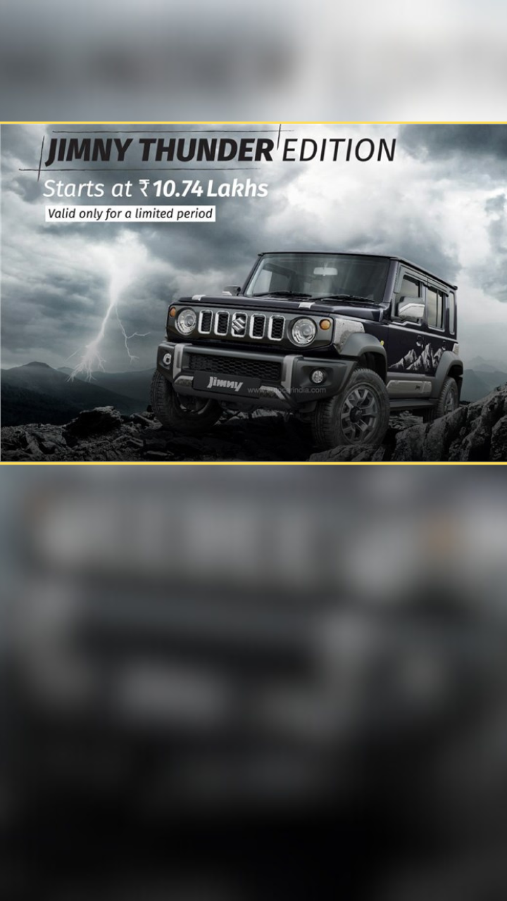 Maruti Suzuki Jimny becomes more affordable with new Thunder Edition