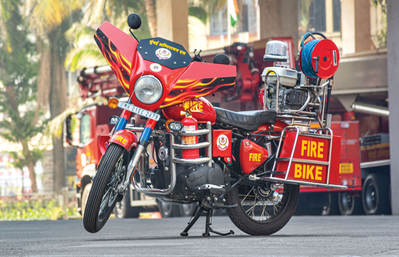 Mumbai Fire Brigade #39 s Fire Bike Autocar India Mumbai Fire Brigade #39 s Fire Bike Autocar India