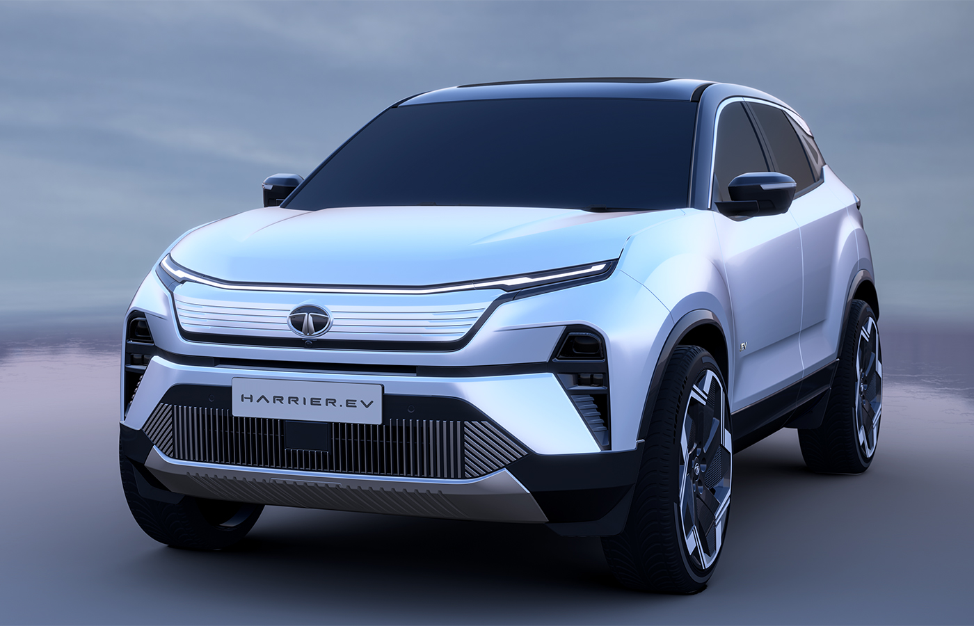 Tata Harrier EV concept showcased Autocar India