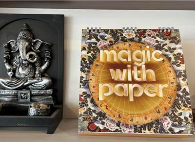 Sona calendar highlights the magic with paper