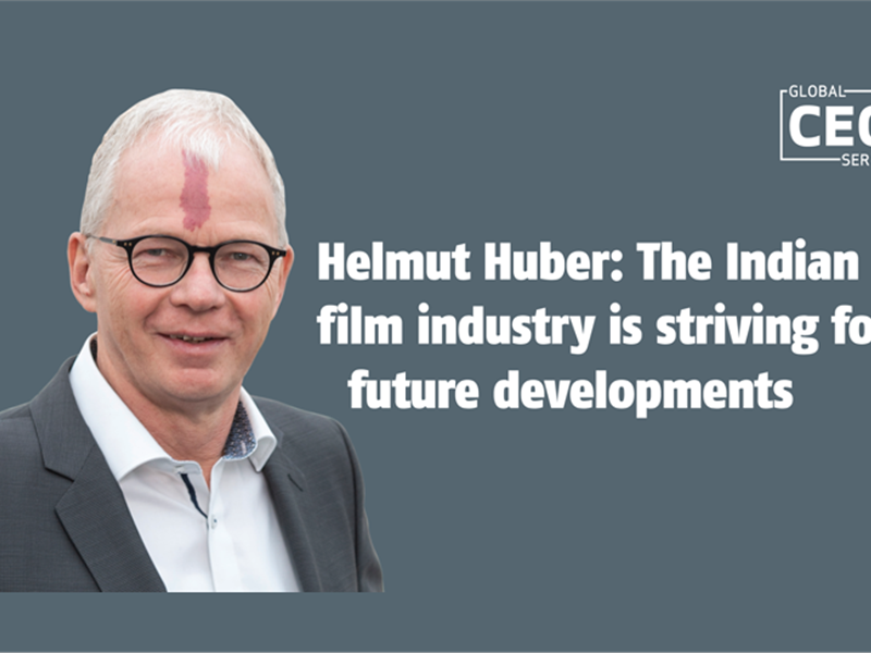 Helmut Huber: The Indian film industry is striving for future developments - The Noel D'Cunha Sunday Column