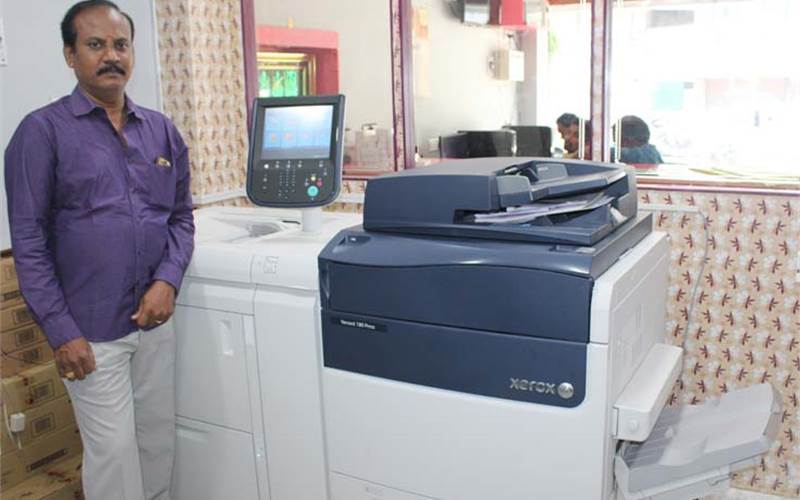 Chennai’s Bhavatharani Digital Prints installs Xerox Versant 180