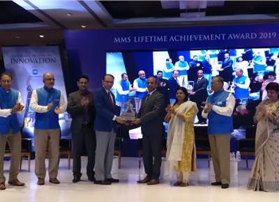 MMS Lifetime Award for Line O Matic's Uday Patel