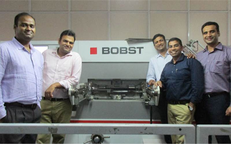 Team Nimbus and (r) Suraj Sharma of Bobst with the Novacut