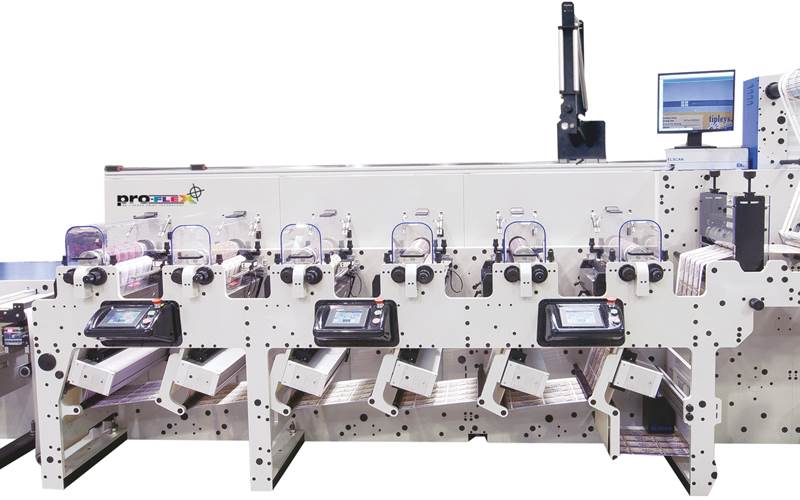 The Proflex Se press from Focus Machinery to be displayed at Labelexpo India 2016