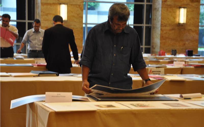 Fawzan Husain, turns his photographic eye on a print sample