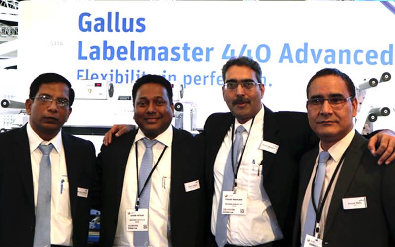 Gallus India team at Labelexpo