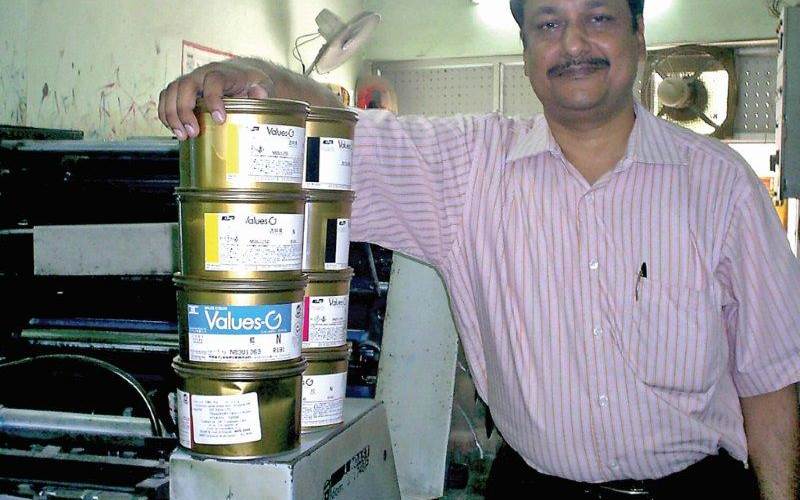 Jaipur-based Bhalotia Printers&#8217; CEO Pradeep Bhalotia is very impressed with DIC&#8217;s inks and the service support of its dealer, Sind National Type Foundry