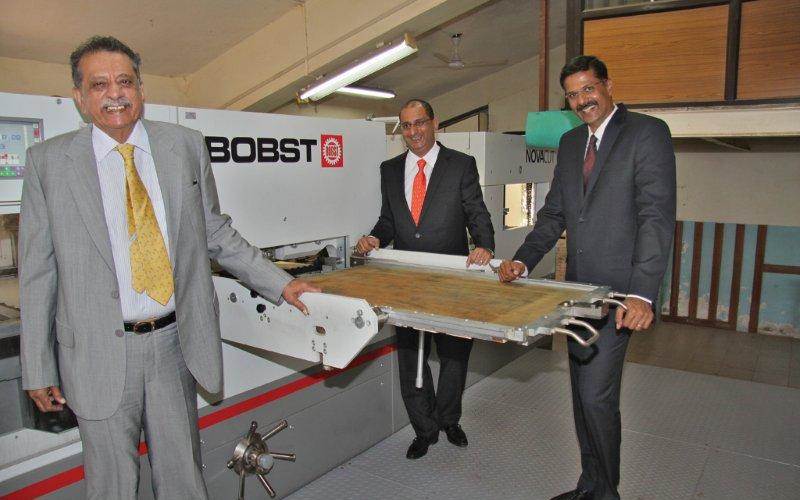 Ajay Mendes, managing director of Goa-based Nebula Home Products is impressed with the machine metallurgy, and says Bobst kit never dies.