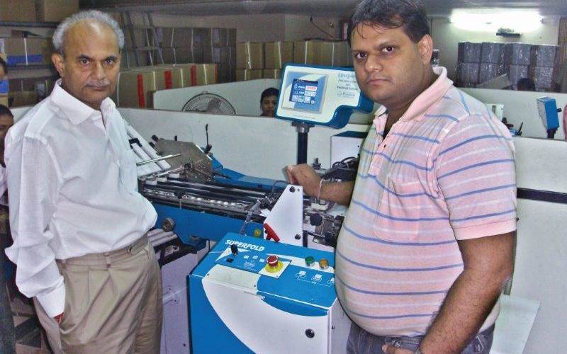 The Gandhis of Mumbai-based Art in Art Packaging Printers say that the machine has helped the firm save time and has increased productivity.