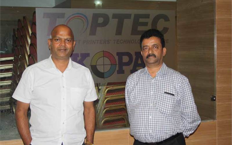 A Balachandra (l): Toptec is the only training centre of its kind created by a print association
