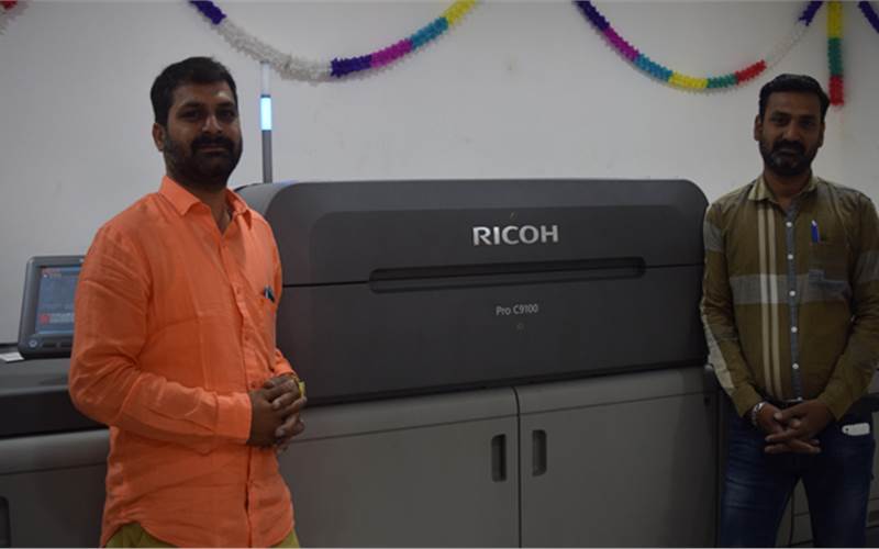 Chennai-based Vprintz, a commercial print firm has opted for a Ricoh Pro C 9100 to further strengthen its shopfloor. Established in 2010, Vprintz is helmed by brothers S Thulasiraman and S Dinakaran
