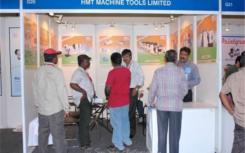 HMT Machine Tools, one of the oldest Indian machine tool manufacturer (since 1953) opted for a catalogue show at the exhibition