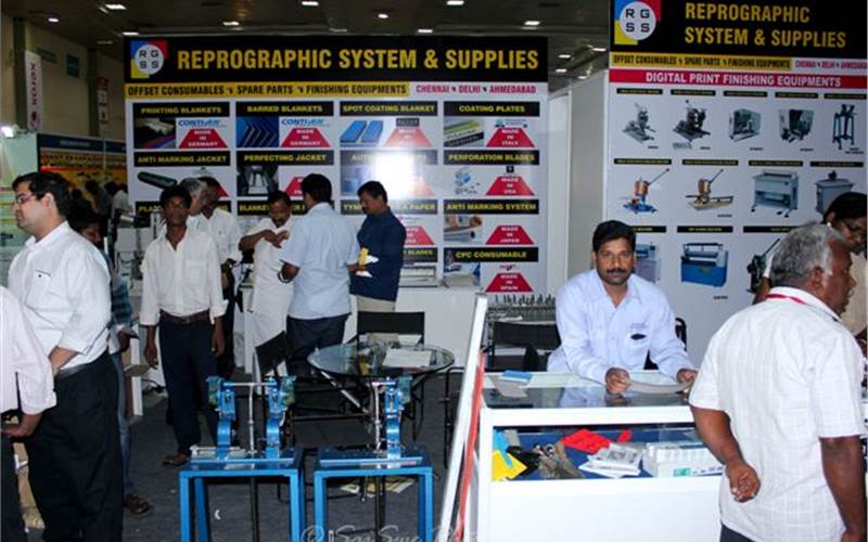 Reprographic System and Supplies, displayed a wide range of pre-press and press supplies. The stall garnered solid footfall at the show