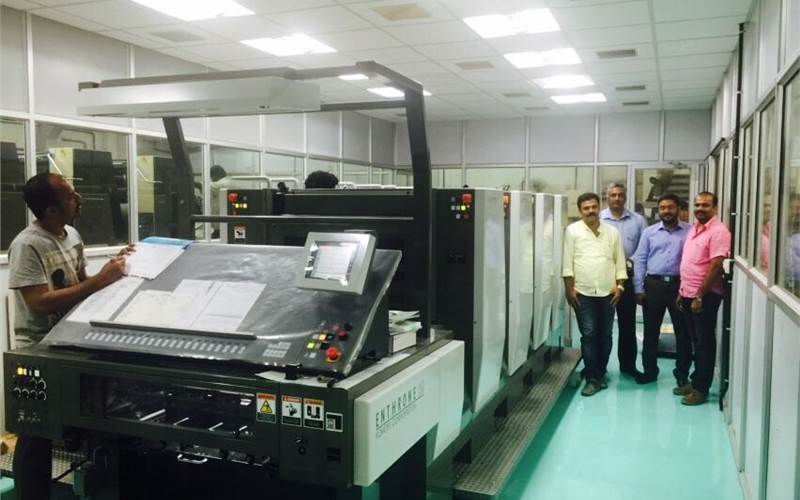 The new Komori Enthrone 429 installed at Orange Press, Trivandrum