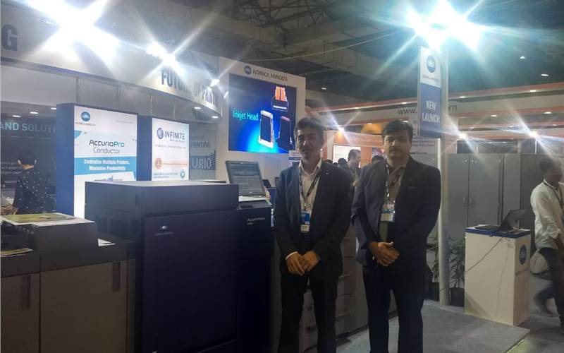 Konica Minolta gives the new AccurioPress C6100 and C6085 a Pamex launch