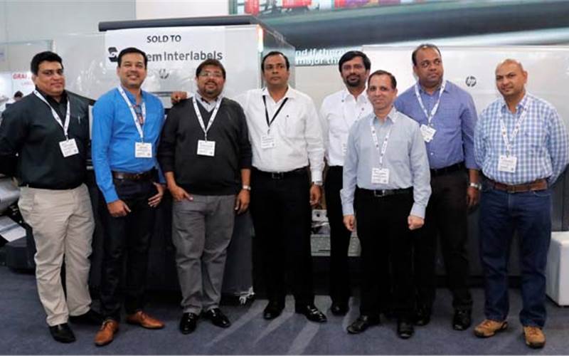 Skanem team at the HP Indigo WS6800 installation