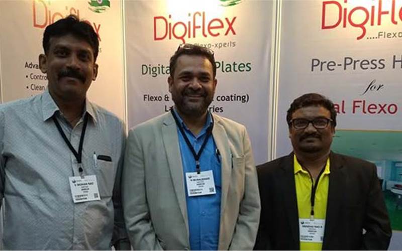 (l-r) V Mohan Rao, Nalli Muralidhar and Srinivas Rao R, managing partners, Digiflex