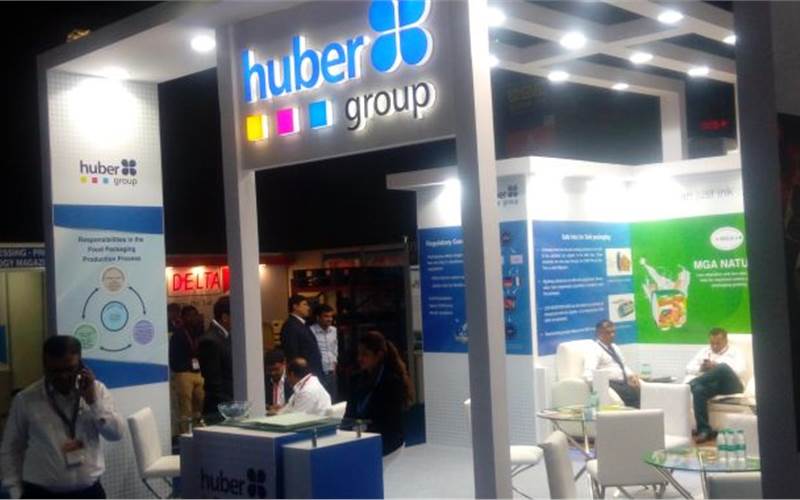 The Hubergroup showcased its range of low migration inks