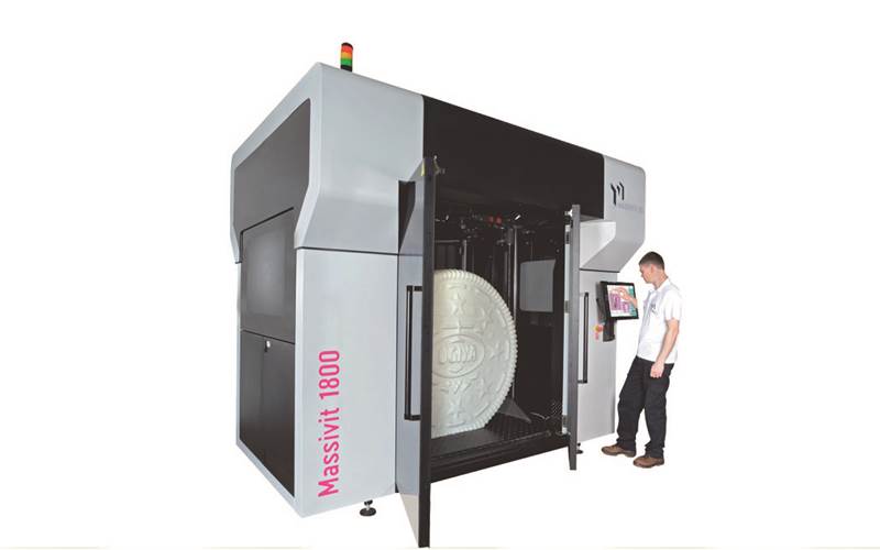The Massivit 1800 system is the fastest large format 3D printer available on the market
