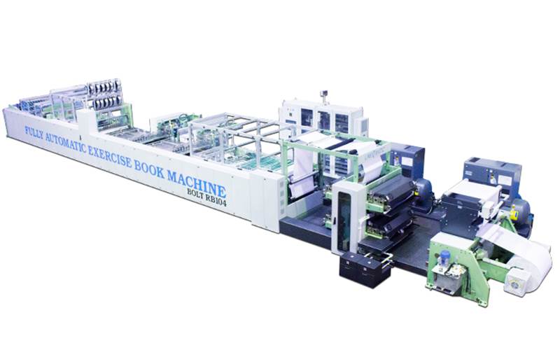 Line O Matic Bolt RB104 exercise book making machine
