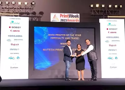 PrintWeek Awards 2023: Nutech Print Services - India wins Book Printer of the Year (Specialty and Trade) (Joint Winner)