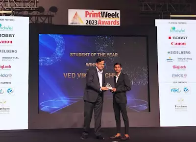 PrintWeek Awards 2023: Ved Vikas Bachhav wins Student of the Year (Joint Winner)