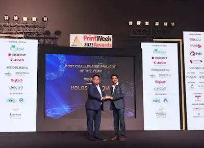 PrintWeek Awards 2023: Holostik India wins Most Challenging Project of the Year (Joint Winner)