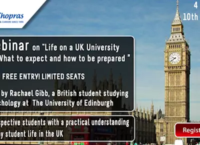 Registration Starts for Webinar on “Like on UK University Campus”