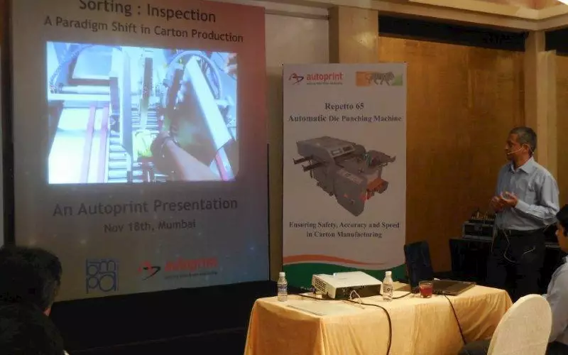 Held at the Waterstones hotel in Mumbai, the event saw K G Suresh, joint managing director at Autoprint, explain the technicalities and design behind the Checkmate 50 system