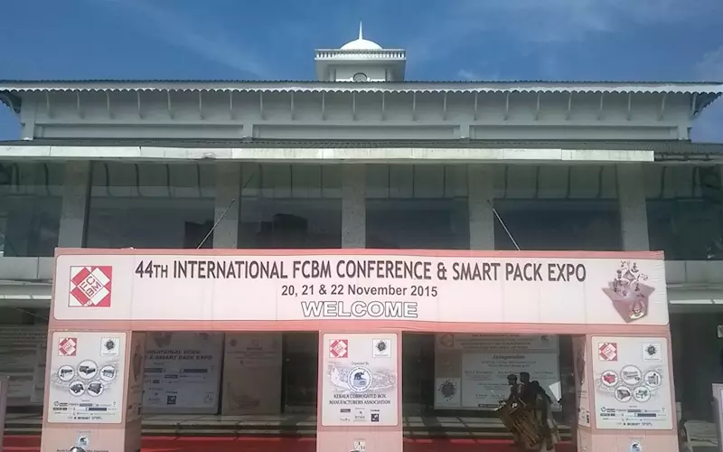 The Federation of Corrugated Box Manufacturers of India (FCBM) conference in Kochi. The three-day show opened on 20 November 2015