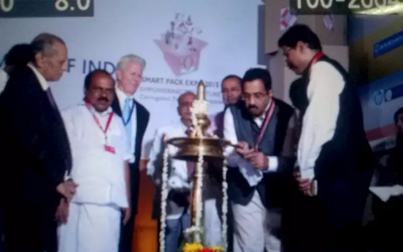 V K Ebrahimkunju, hon'ble minister for public works, government of Kerala, and the chief guest inaugurating the FCBM conference
