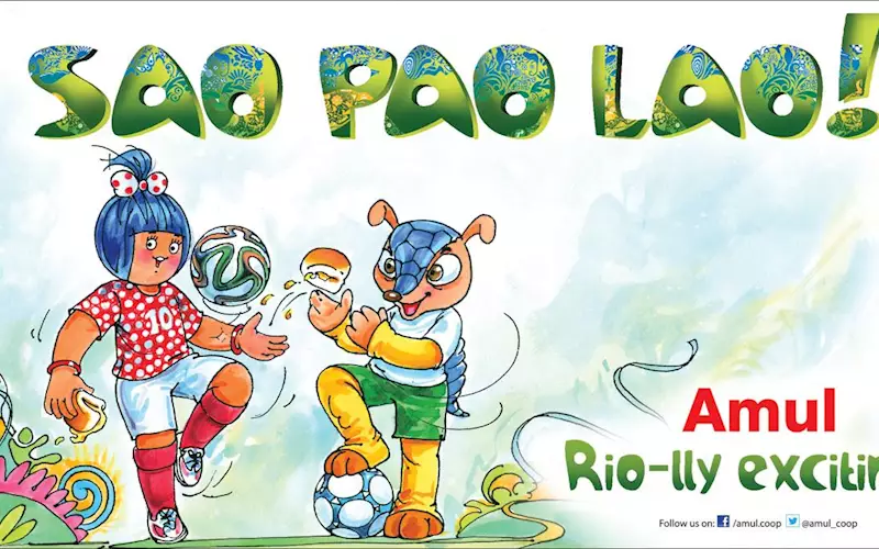 Amul kicked off the the most widely viewed and followed sporting event in the world with this ad, emphasising on the venue of the inaugural match.