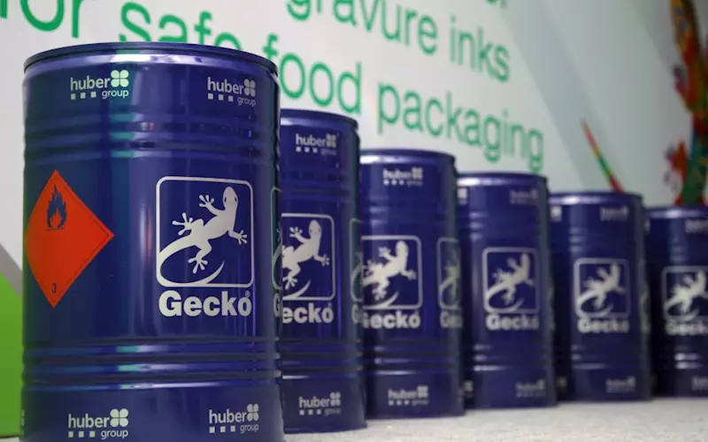 The Micro Inks-Huber Group launched the Gecko line of flexible packaging inks in March 2015. The production of the Gecko series of inks was handled at the expanded facility in its Vapi plant