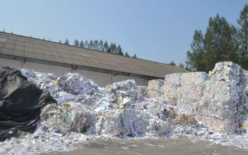 Around 2000 tonnes of used printed paper is recycled every month, which is sourced through a centralised process from printers, corporate and educational institutes