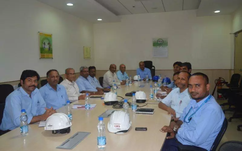 Cost reduction is another important factor that IP focuses on and employees take up different continuous improvement projects. For example, a project on Ash, a raw material used in manufacturing paper was taken up which resulted in a savings of about Rs 1.8 crore rupees in a year. Seen here, the Kadiyam mill team