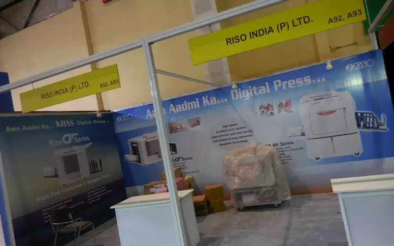 Riso India will be displaying Riso CV series digital press