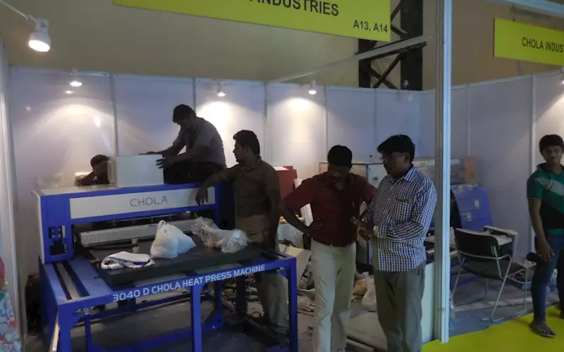 Chola Industries is setting up the 3040 D Chola heat press machine