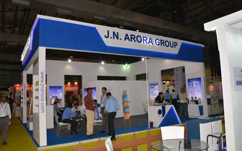 J N Arora Group highlighted heating machines at the show